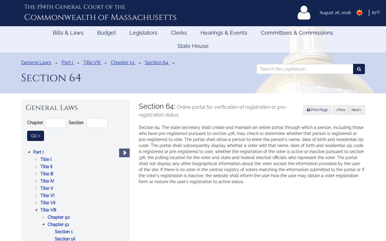 Cambridge resident lookup voter statute search inputs